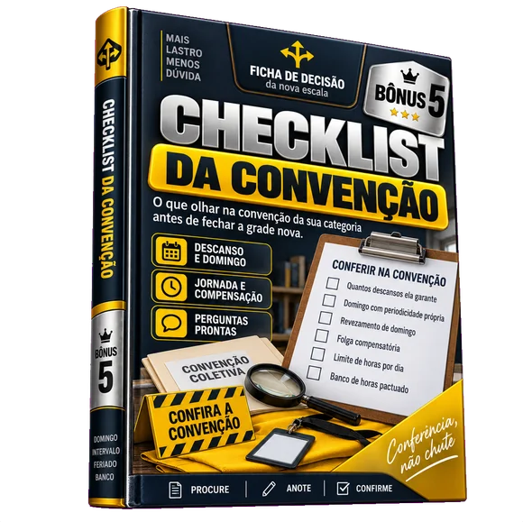 Bônus 5, Checklist da Convenção
